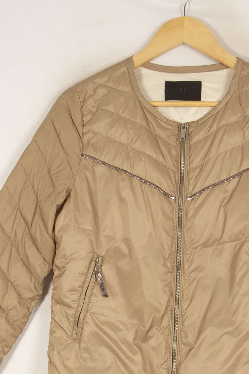 Doudoune beige - Taille M/38 de la marque IKKS | PARAD43695 - Vendu par Paradigme - Image 2