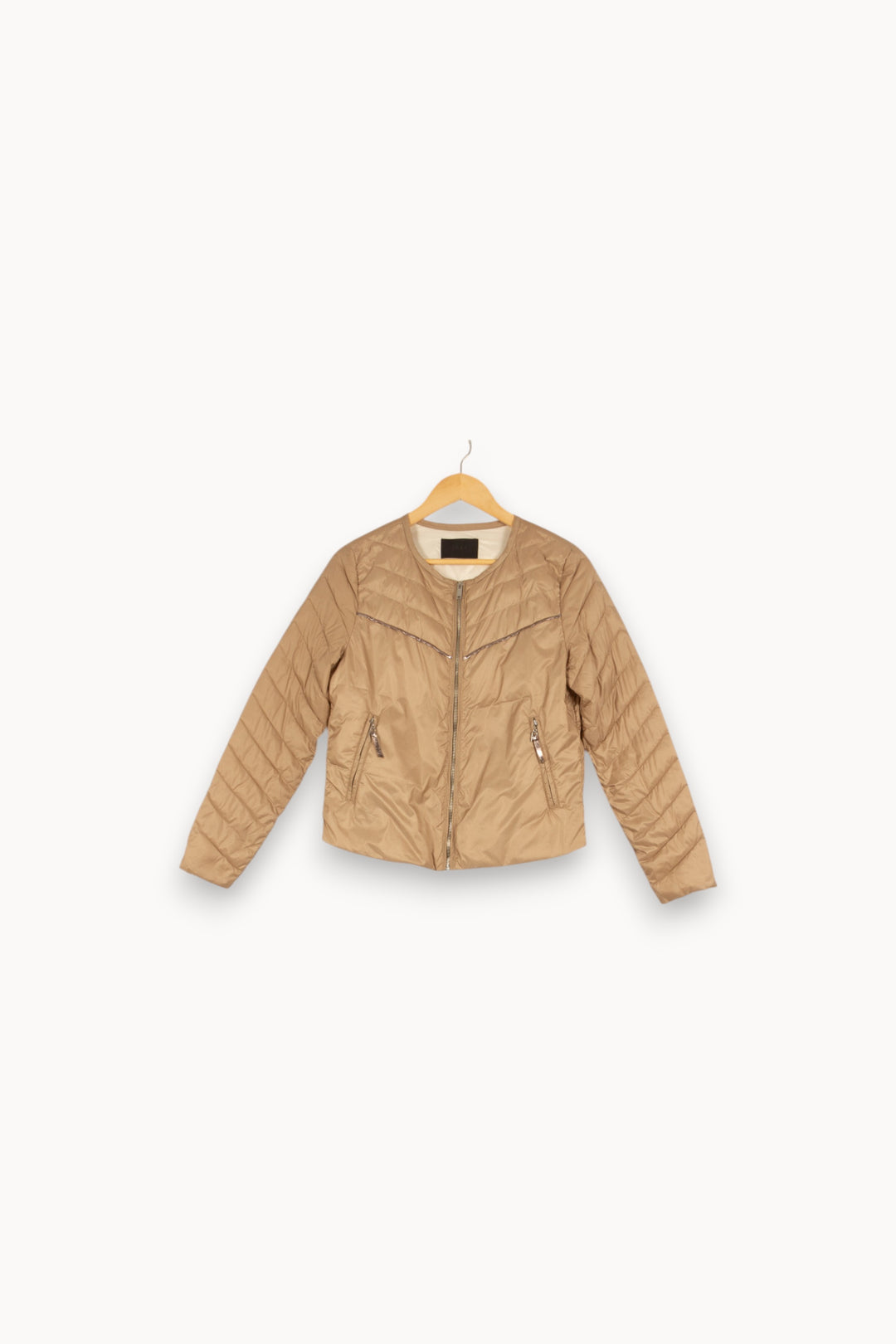 Doudoune beige - Taille M/38 de la marque IKKS | PARAD43695 - Vendu par Paradigme - Image 1