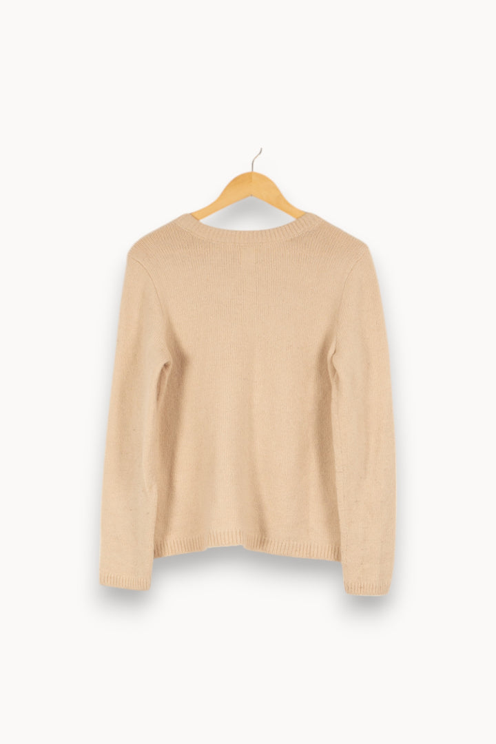 Pull beige - Taille L/40 de la marque Des petits hauts | PARAD43696 - Vendu par Paradigme - Image 3