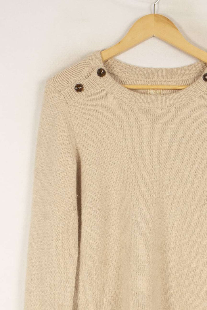 Pull beige - Taille L/40 de la marque Des petits hauts | PARAD43696 - Vendu par Paradigme - Image 2