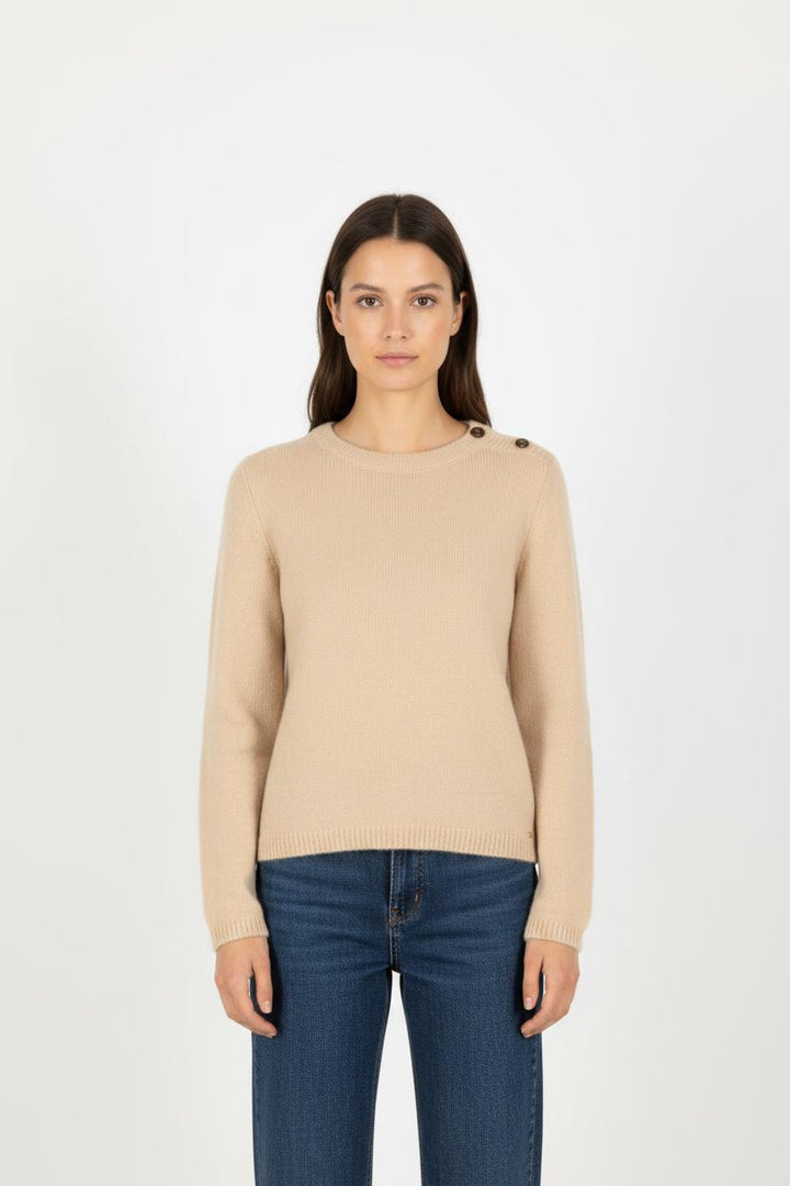 Pull beige - Taille L/40