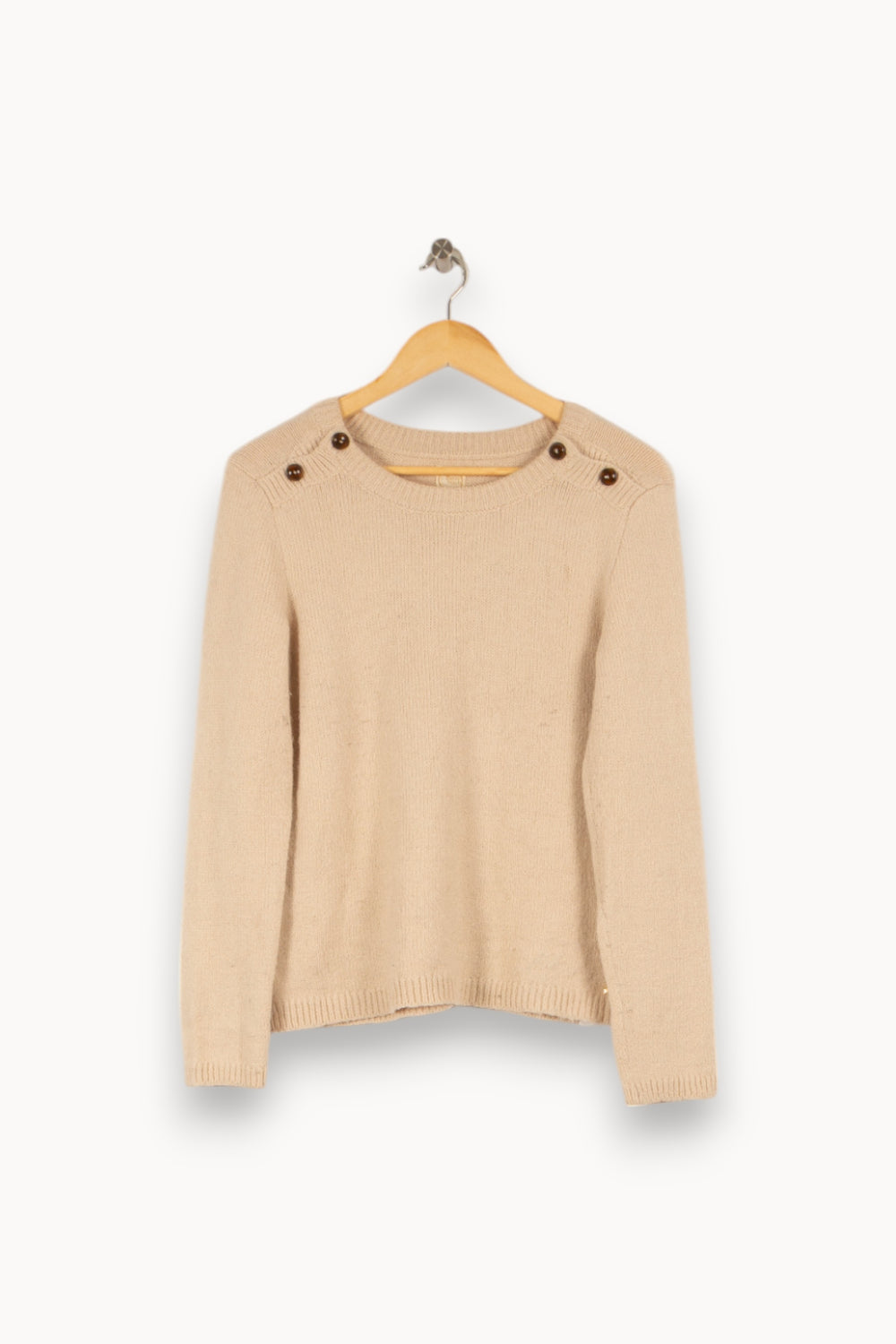 Pull beige - Taille L/40 de la marque Des petits hauts | PARAD43696 - Vendu par Paradigme - Image 1