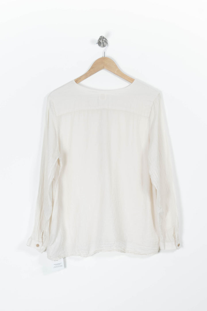 Blouse beige - Taille L/40 de la marque Des petits hauts | PARAD43697 - Vendu par Paradigme - Image 4