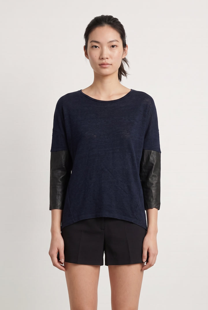 Top Bleu - Taille S/36 de la marque Sandro | PARAD43698 - Vendu par Paradigme - Image 1