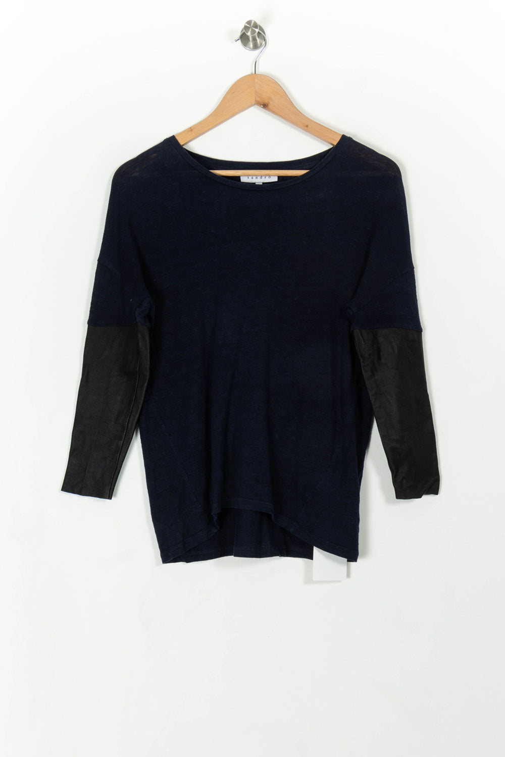Top Bleu - Taille S/36 de la marque Sandro | PARAD43698 - Vendu par Paradigme - Image 2