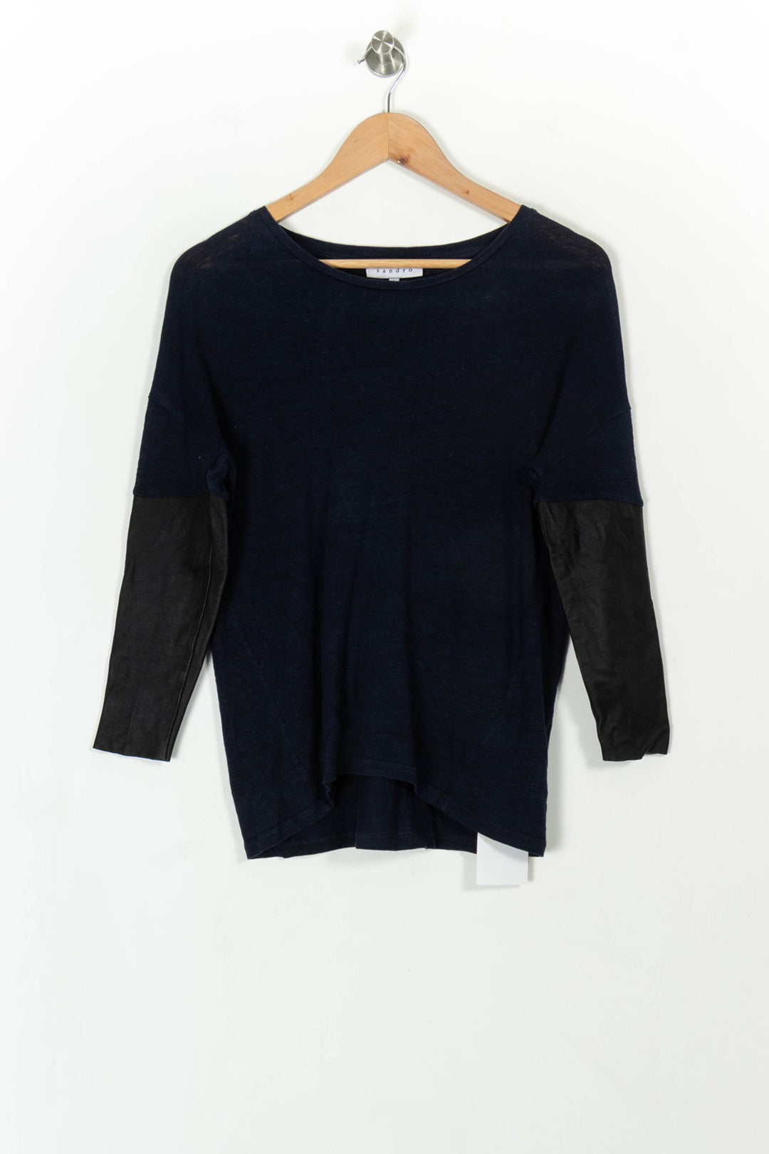 Top Bleu - Taille S/36 de la marque Sandro | PARAD43698 - Vendu par Paradigme - Image 2