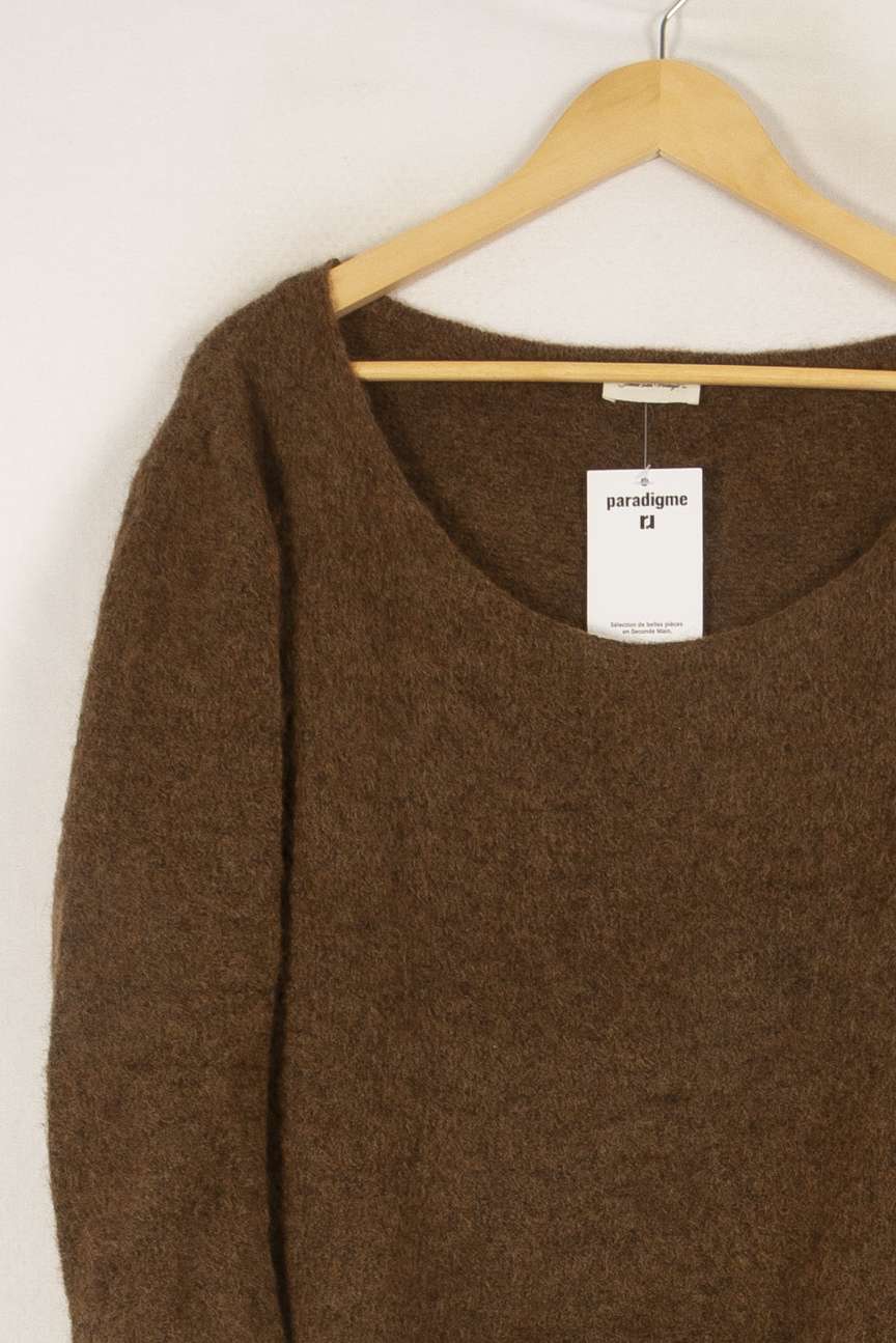 Pull Marron - Taille Unique de la marque American Vintage | PARAD43705 - Vendu par Paradigme - Image 2