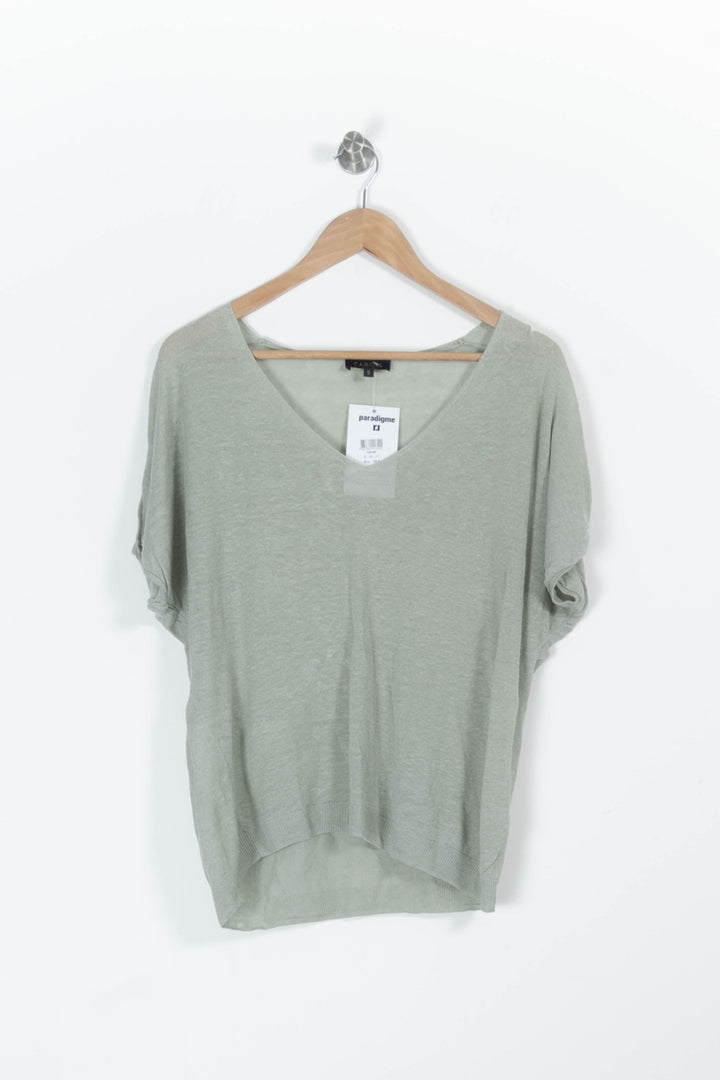 Top Vert - Taille S/36 de la marque Caroll | PARAD43710 - Vendu par Paradigme - Image 2