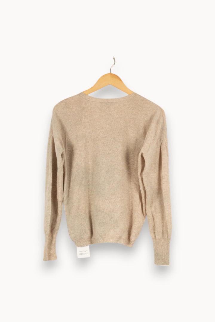 Pull beige - Taille M/38 de la marque Caroll | PARAD43715 - Vendu par Paradigme - Image 3