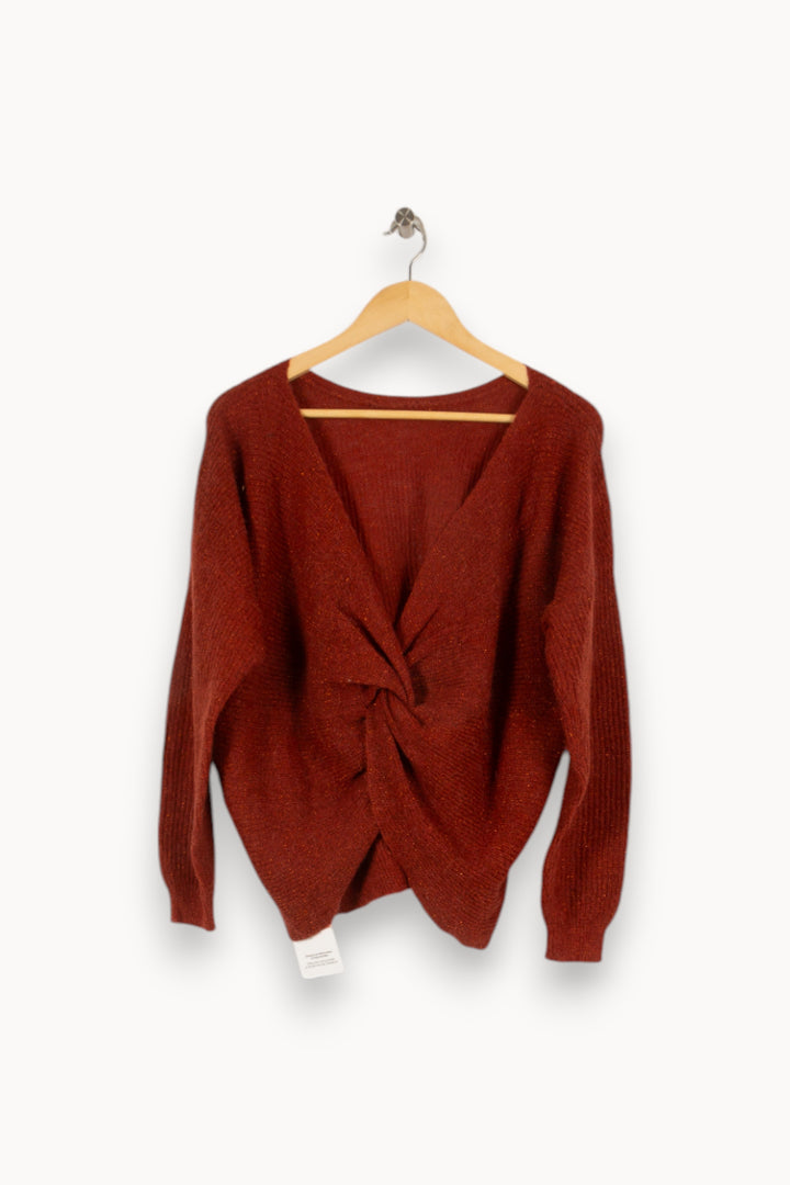 Pull Bordeaux - Taille S/36 de la marque La Petite Etoile | PARAD43716 - Vendu par Paradigme - Image 3