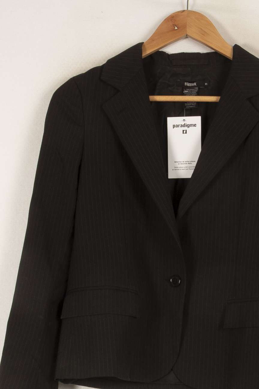 Blazer noir - Taille XS/34 de la marque Filippa K | PARAD43760 - Vendu par Paradigme - Image 2