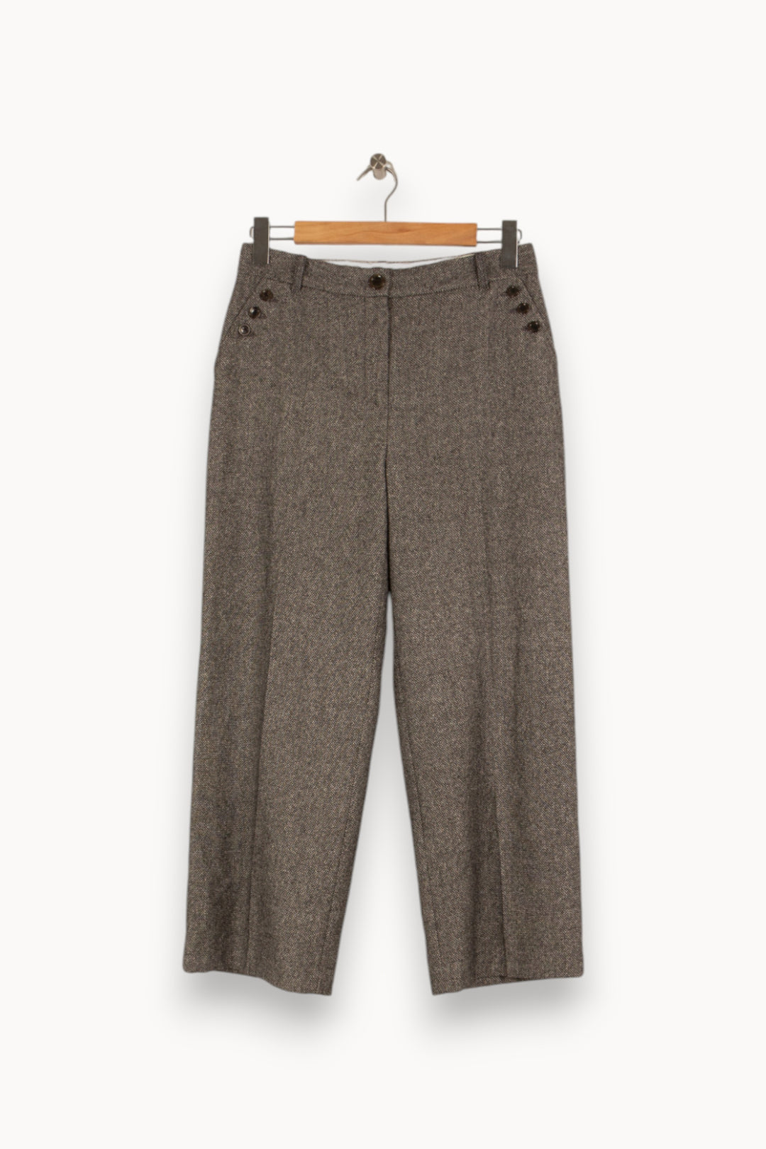 Pantalon noir et blanc - Taille L/40 de la marque Caroll | PARAD43768 - Vendu par Paradigme - Image 1