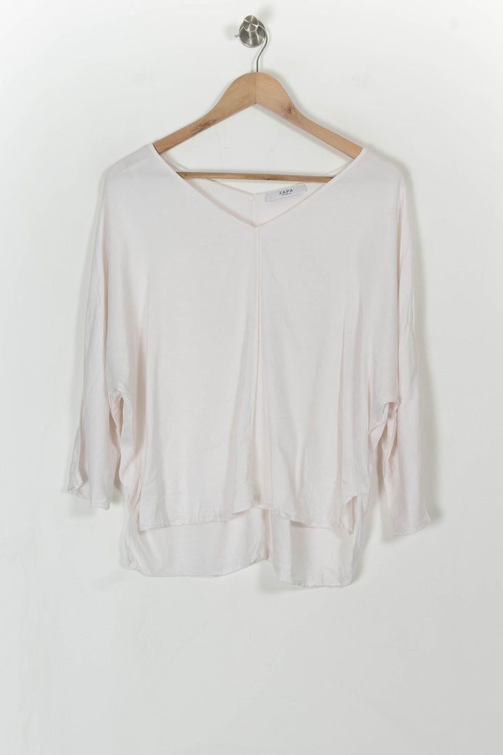 Blouse blanche - Taille M/38 de la marque ZAPA | PARAD43779 - Vendu par Paradigme - Image 2