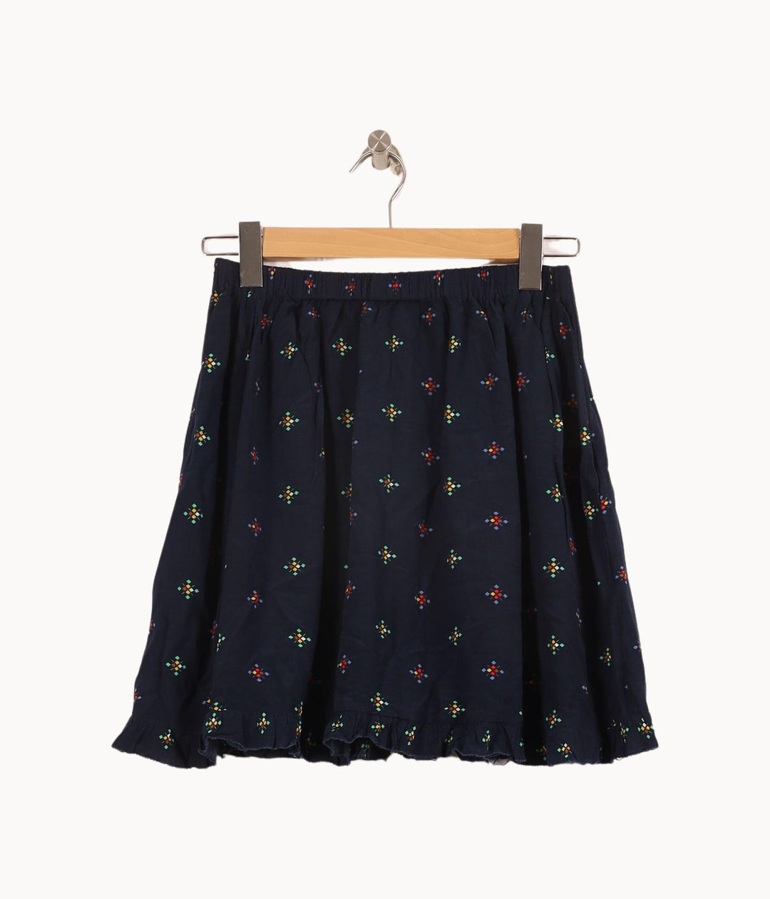 Jupe bleue à motifs - Taille S/36 de la marque Vanessa Bruno - Athé | PARAD43799 - Vendu par Paradigme - Image 2