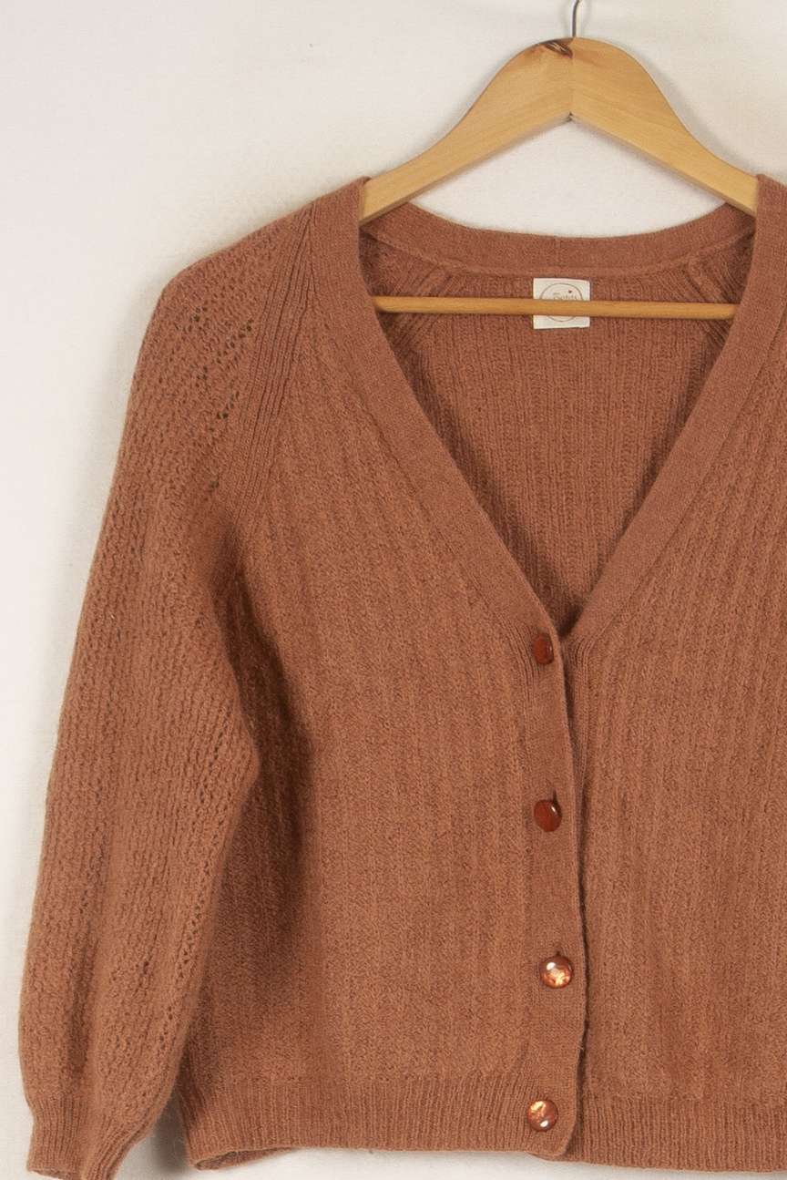 Cardigan en maille rose - Taille S/36 de la marque Des petits hauts | PARAD43816 - Vendu par Paradigme - Image 2