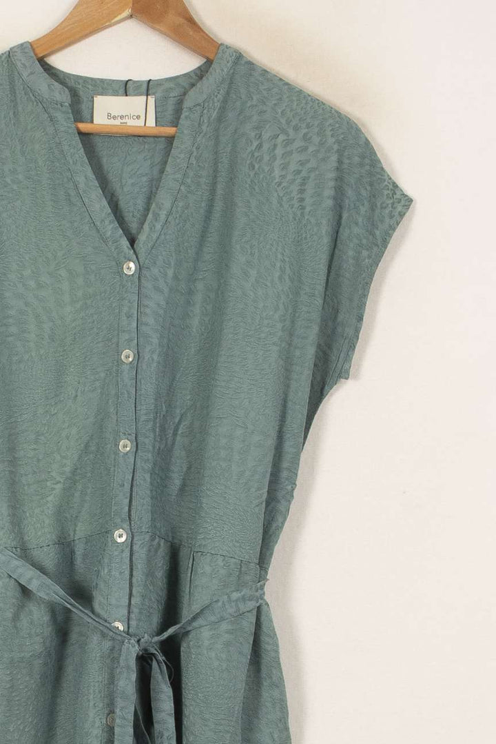 Robe Chemise Verte - Taille M/38 de la marque Bérénice | PARAD43859 - Vendu par Paradigme - Image 3