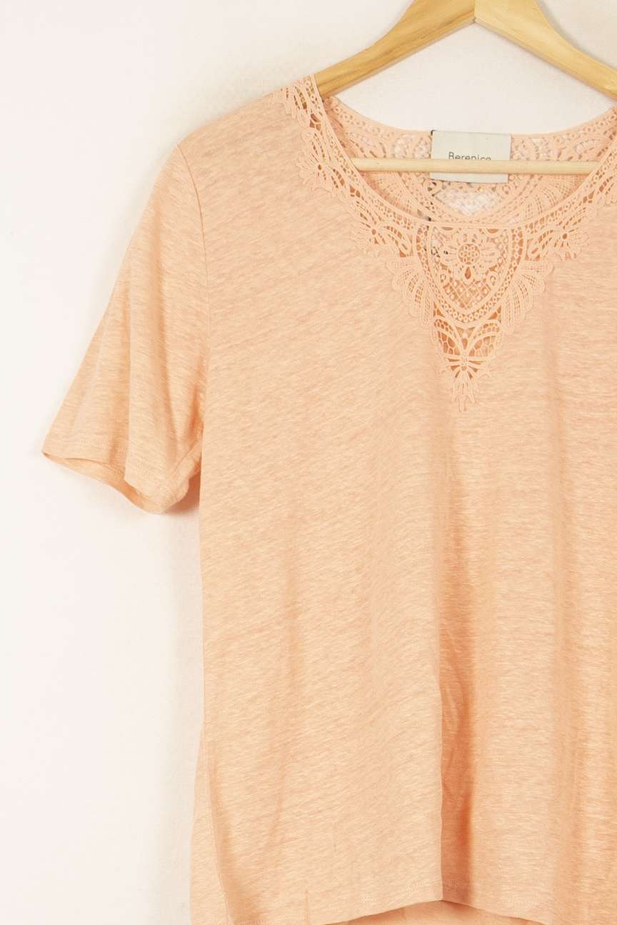 Tee-shirt Rose - Taille S/36 de la marque Bérénice | PARAD43861 - Vendu par Paradigme - Image 3