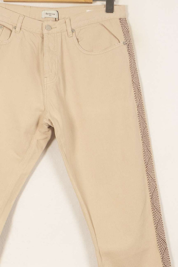 Jean Beige - Taille L/40 de la marque Bérénice | PARAD43863 - Vendu par Paradigme - Image 3