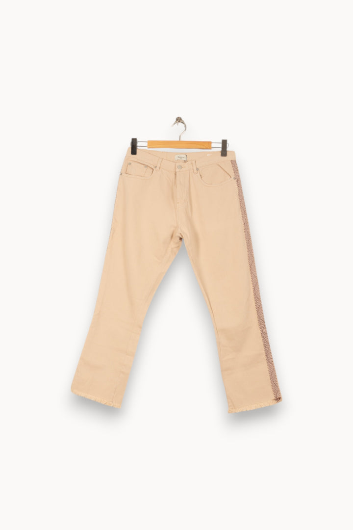 Jean Beige - Taille L/40 de la marque Bérénice | PARAD43863 - Vendu par Paradigme - Image 2