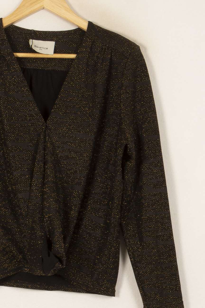 Gilet Noir et Doré - Taille T.U. de la marque Bérénice | PARAD43867 - Vendu par Paradigme - Image 3