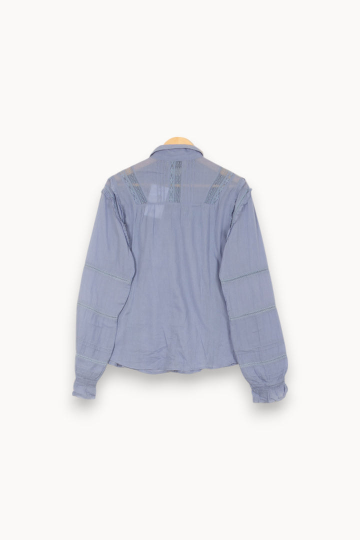 Blouse Bleue - Taille L/40 de la marque Bérénice | PARAD43878 - Vendu par Paradigme - Image 4