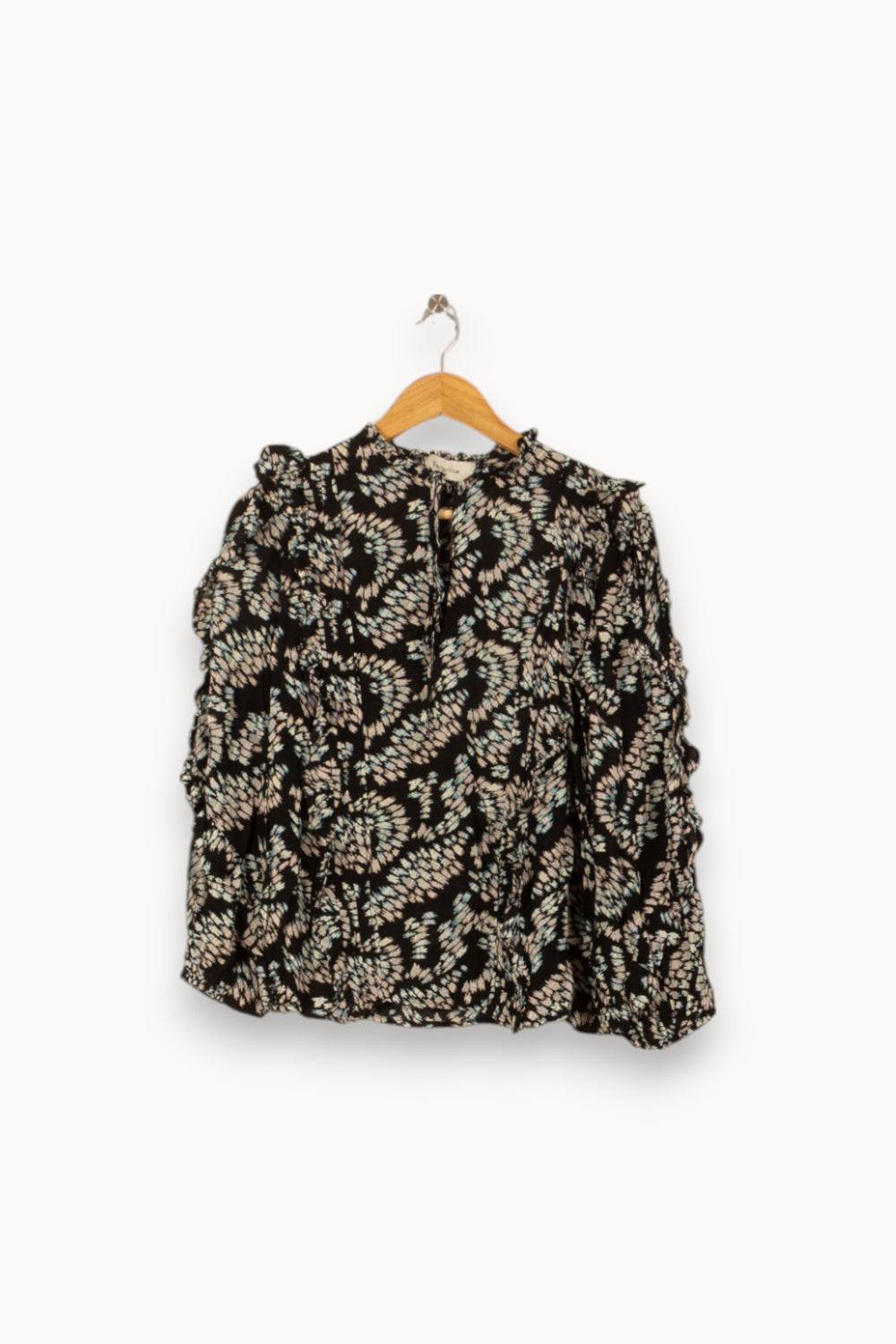 Blouse Noire et Blanche - Taille S/36 de la marque Bérénice | PARAD43879 - Vendu par Paradigme - Image 2