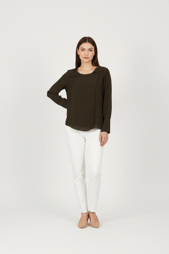 Blouse Verte - Taille XL/42 de la marque Gerard Darel | PARAD43884 - Vendu par Paradigme - Image 1