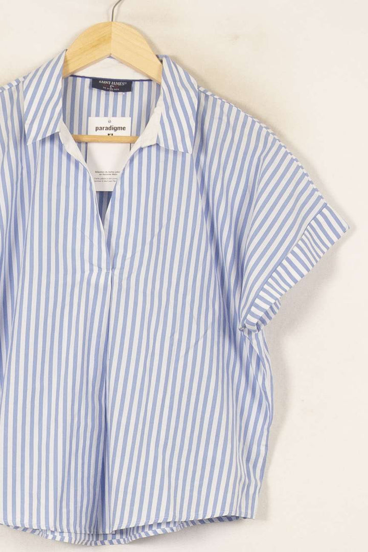 Chemise Bleu et Blanc - Taille L/40 de la marque Saint James | PARAD43893 - Vendu par Paradigme - Image 3