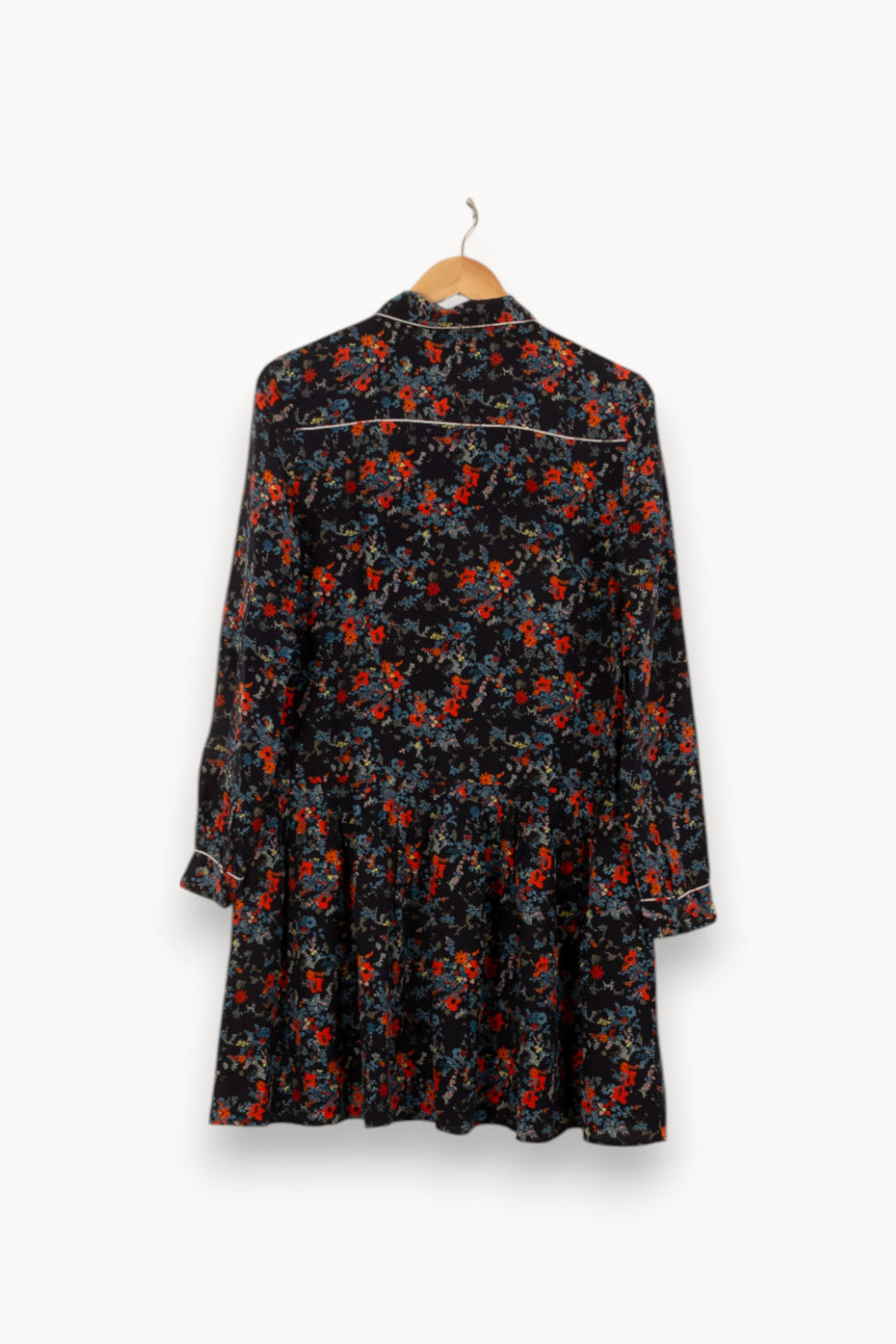 Robe Chemise Noire et Rouge - Taille L/40 de la marque Comptoir des Cotonniers | PARAD43898 - Vendu par Paradigme - Image 4