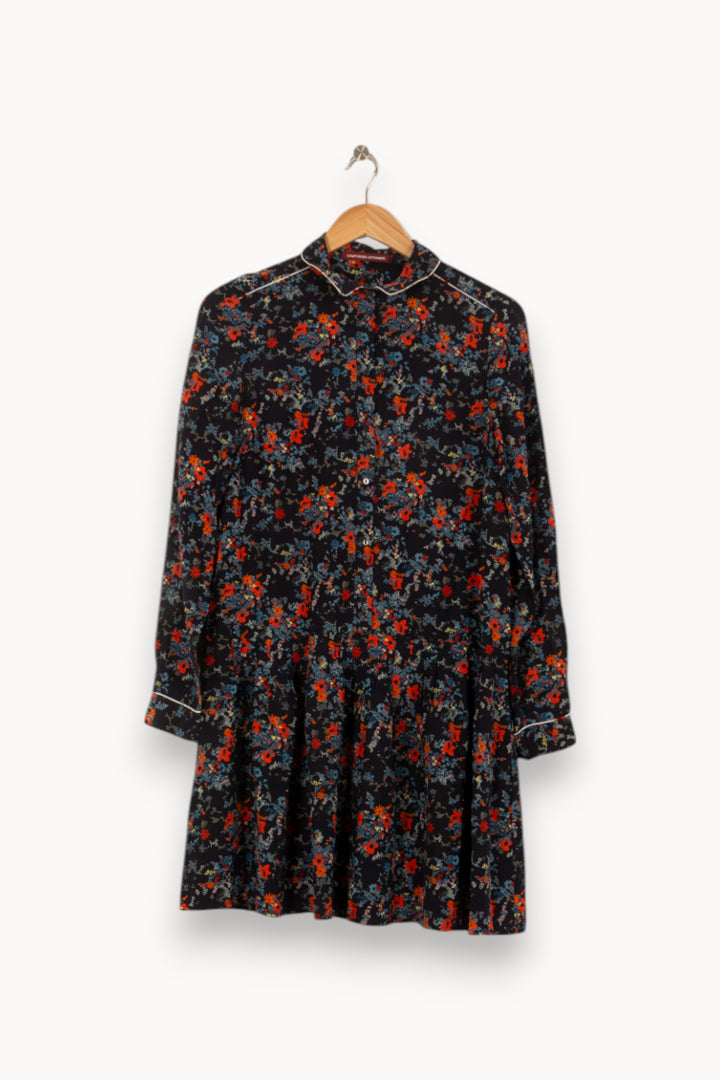 Robe Chemise Noire et Rouge - Taille L/40 de la marque Comptoir des Cotonniers | PARAD43898 - Vendu par Paradigme - Image 2