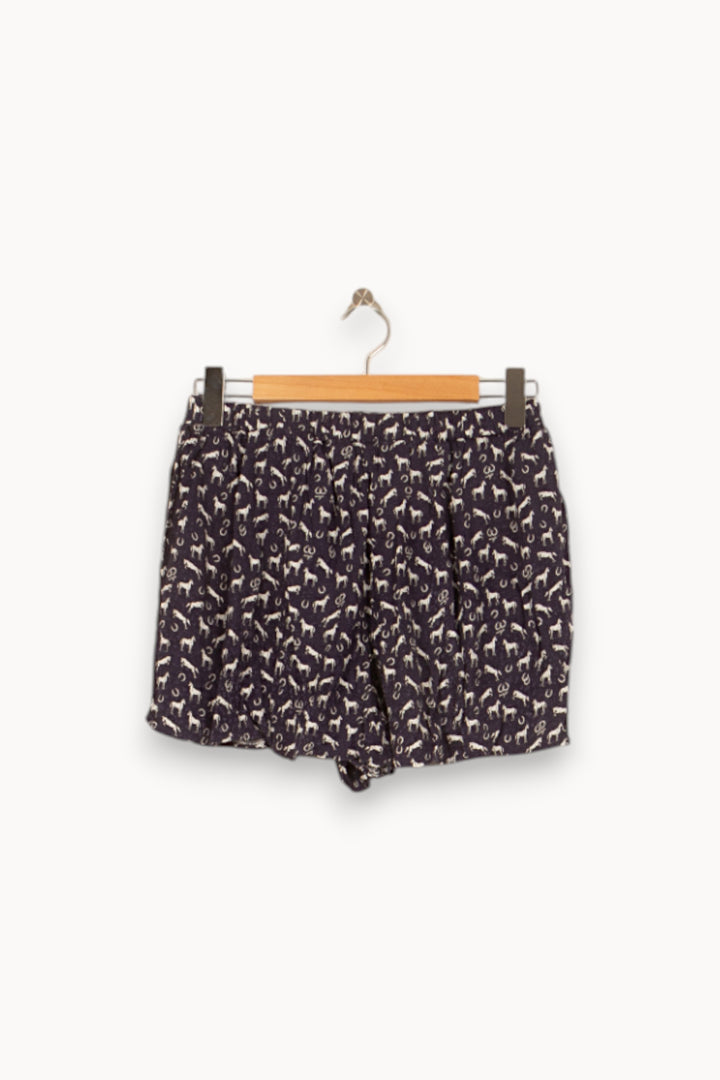 Short Bleu et Blanc - Taille L/40 de la marque Maje | PARAD43905 - Vendu par Paradigme - Image 4