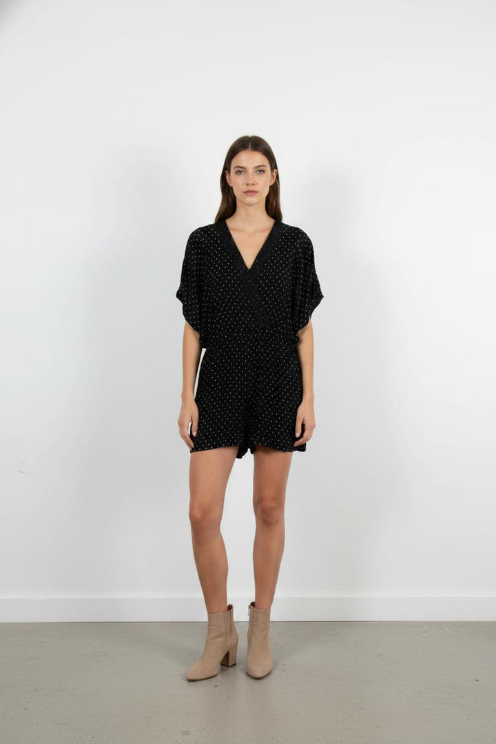 Combishort Noir et Blanc - Taille L/40