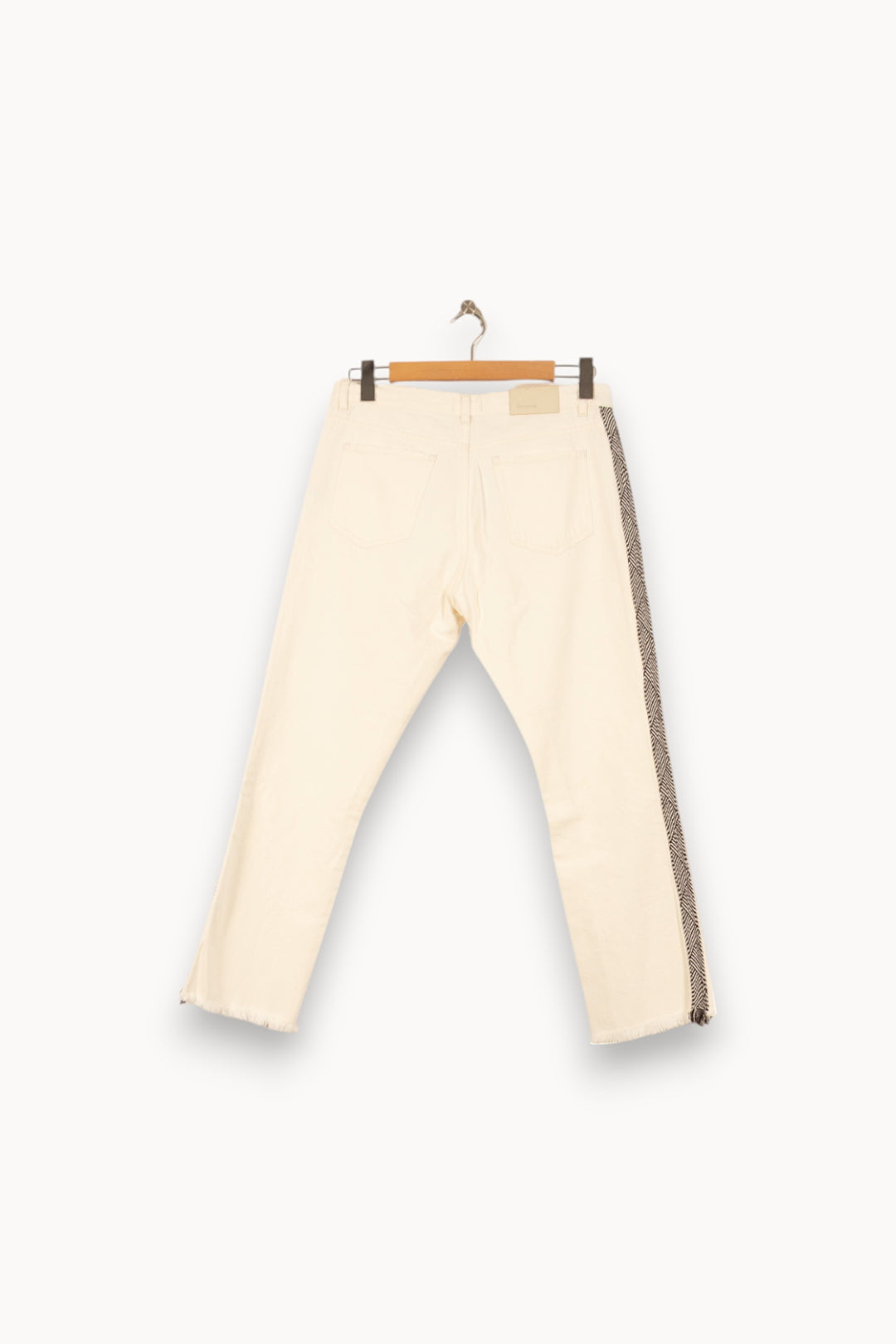 Jean Blanc et Noir - Taille L/40 de la marque Bérénice | PARAD43913 - Vendu par Paradigme - Image 4