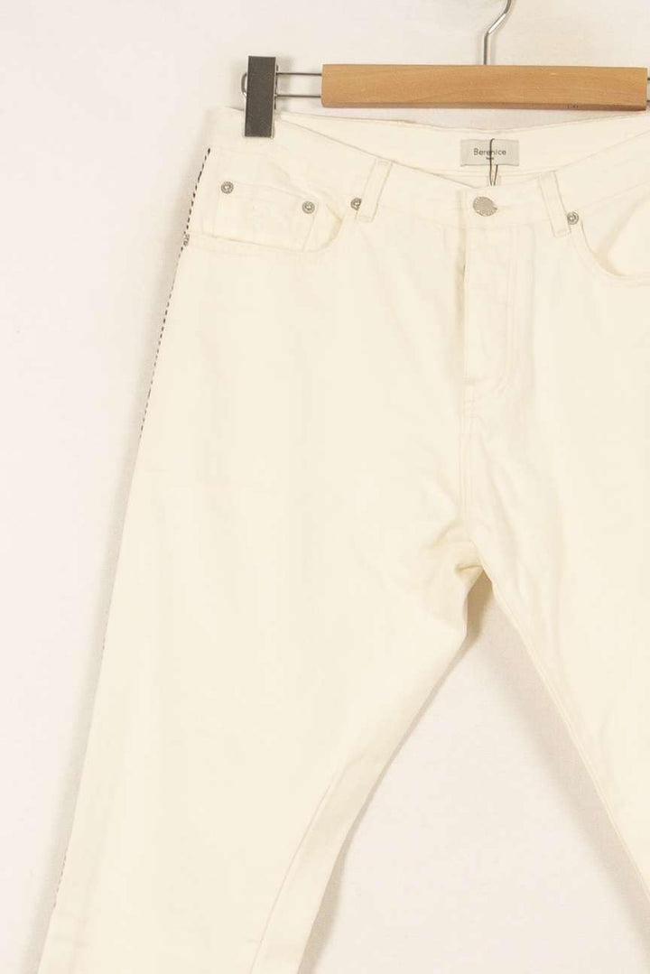Jean Blanc et Noir - Taille L/40 de la marque Bérénice | PARAD43913 - Vendu par Paradigme - Image 3