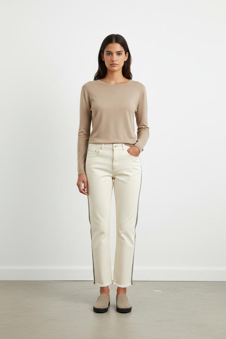 Jean Blanc et Noir - Taille L/40
