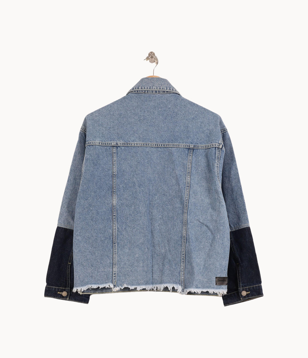 Veste en Jean Bleu et Bleu Foncé - Taille M/38 de la marque Bérénice | PARAD43918 - Vendu par Paradigme - Image 4