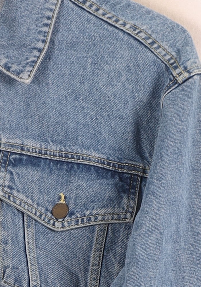 Veste en Jean Bleu et Bleu Foncé - Taille M/38 de la marque Bérénice | PARAD43918 - Vendu par Paradigme - Image 3