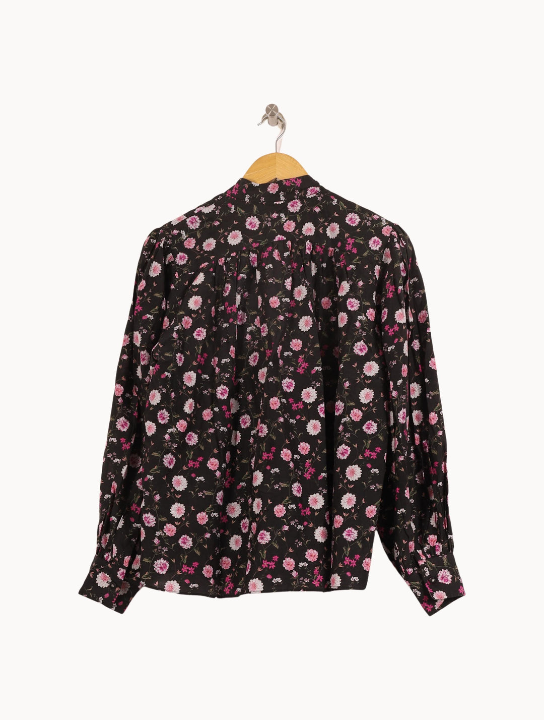 Blouse Noire et Rose - Taille M/38 de la marque The Kooples | PARAD43924 - Vendu par Paradigme - Image 4