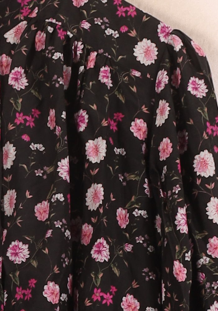Blouse Noire et Rose - Taille M/38 de la marque The Kooples | PARAD43924 - Vendu par Paradigme - Image 3