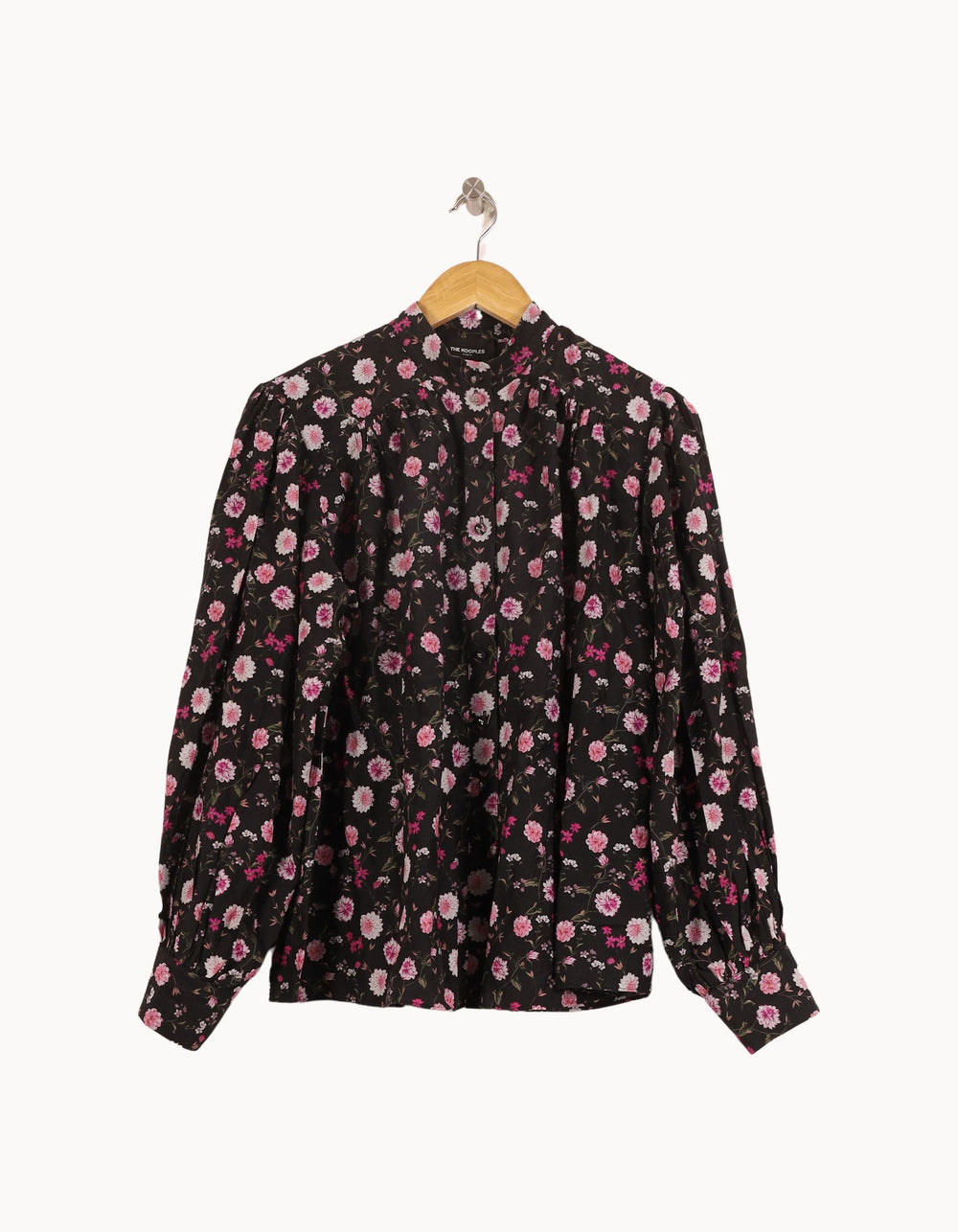 Blouse Noire et Rose - Taille M/38 de la marque The Kooples | PARAD43924 - Vendu par Paradigme - Image 2
