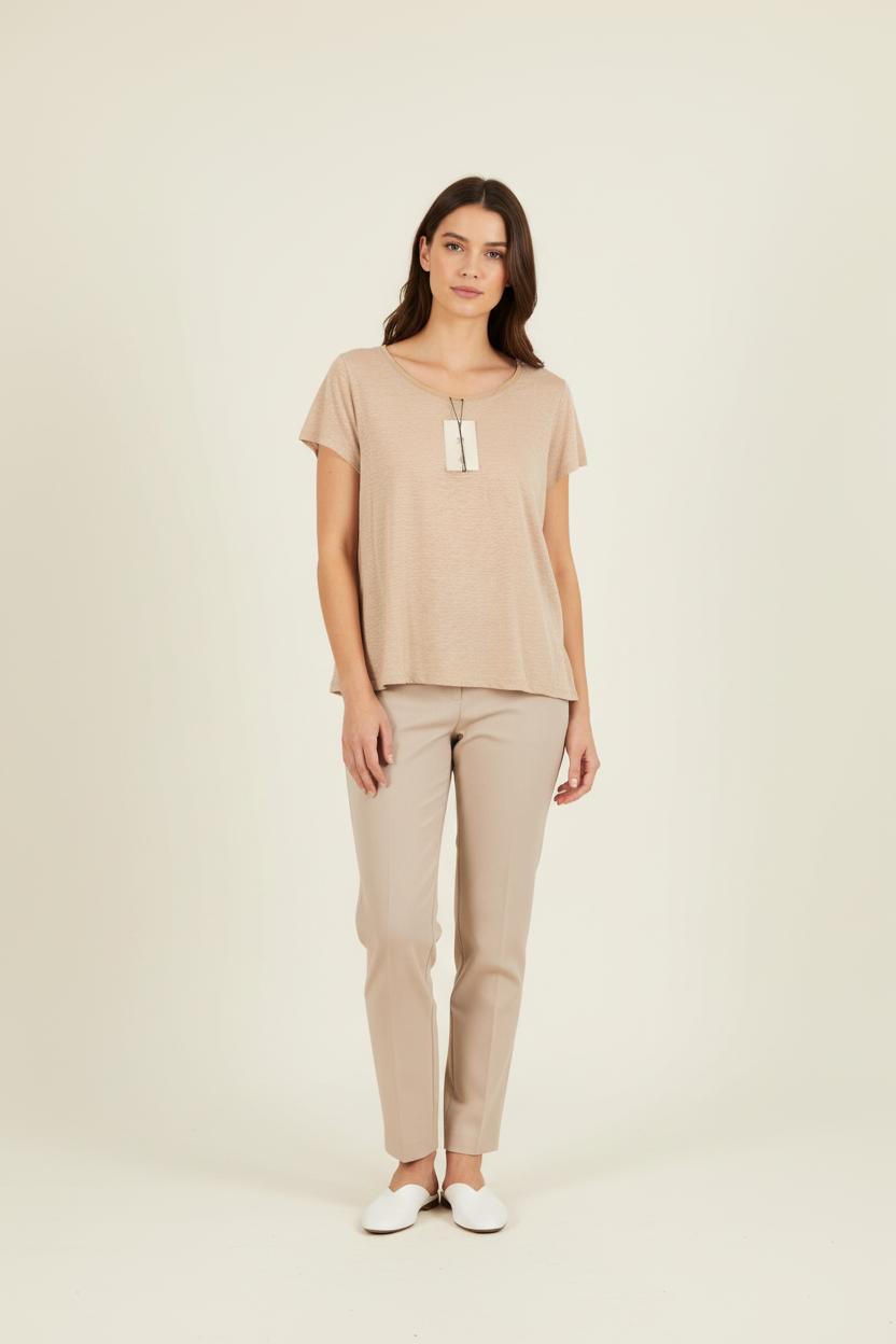 Tee-shirt Beige - Taille XL/42 de la marque Caroll | PARAD43925 - Vendu par Paradigme - Image 1