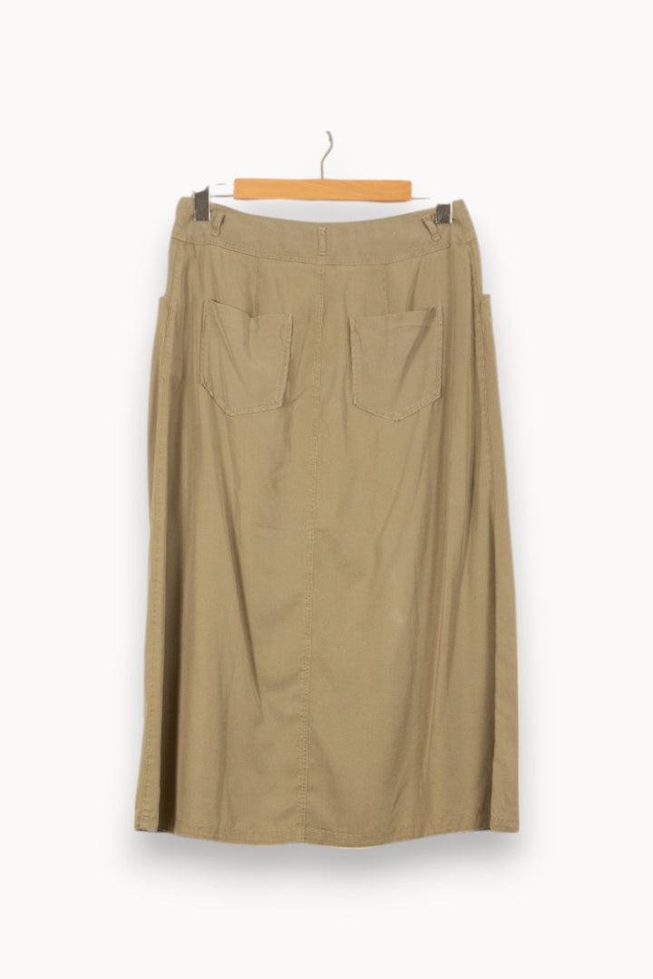 Jupe Longue Kaki - Taille L/40 de la marque One Step | PARAD43931 - Vendu par Paradigme - Image 4