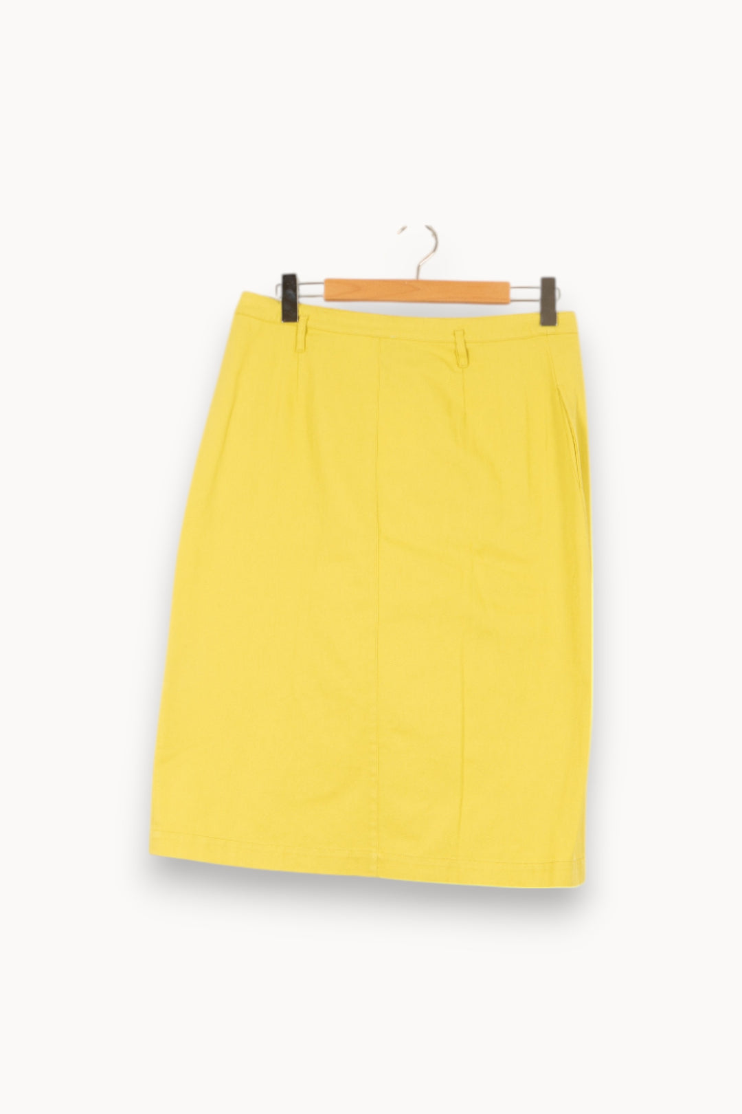 Jupe Crayon Jaune - Taille L/40 de la marque Galeries Lafayette | PARAD43932 - Vendu par Paradigme - Image 4