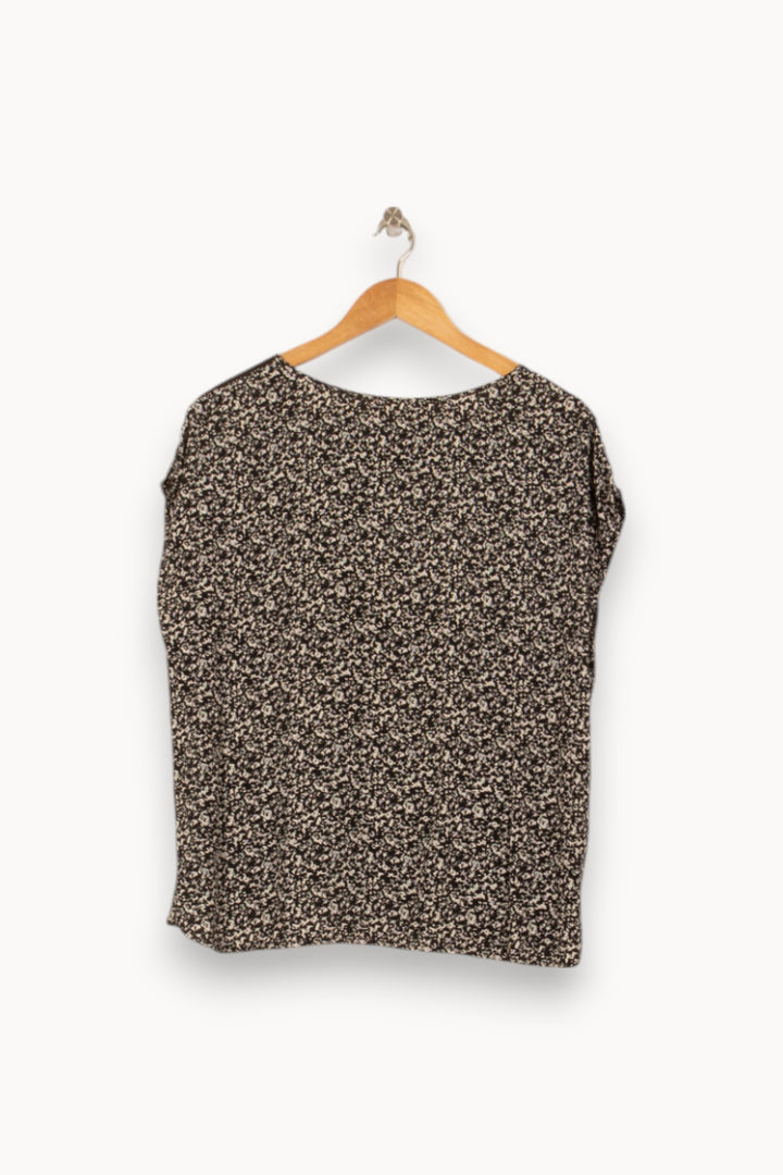 Blouse Noire et Blanche - Taille L/40 de la marque Comptoir des Cotonniers | PARAD43933 - Vendu par Paradigme - Image 4