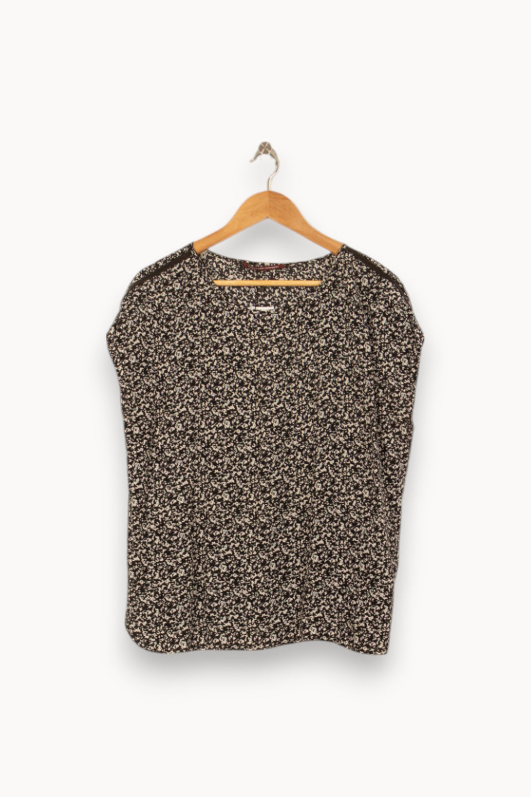 Blouse Noire et Blanche - Taille L/40 de la marque Comptoir des Cotonniers | PARAD43933 - Vendu par Paradigme - Image 2