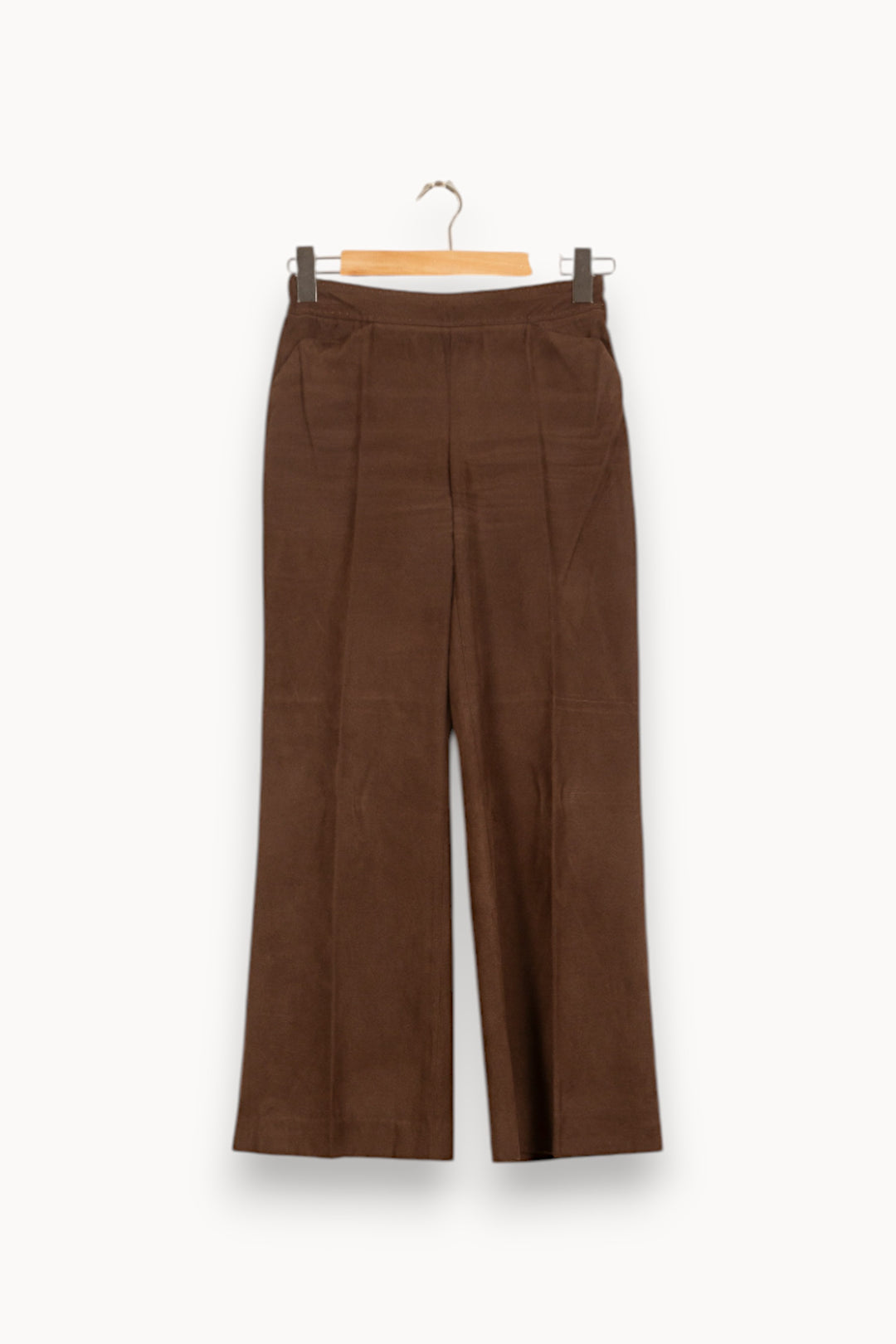 Pantalon Évasé Marron - Taille S/36 de la marque Maison 123 | PARAD43937 - Vendu par Paradigme - Image 2