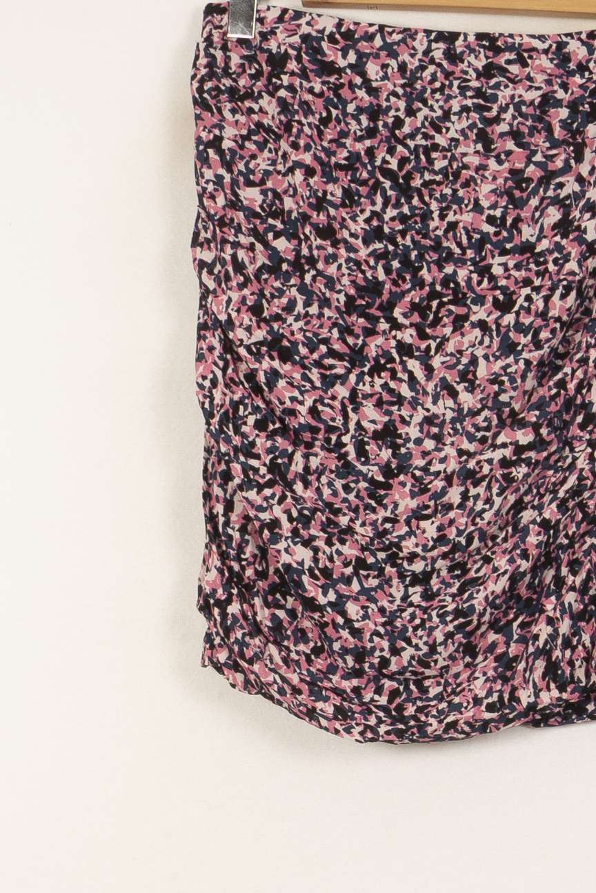 Jupe Imprimée Rose et Bleu - Taille L/40
