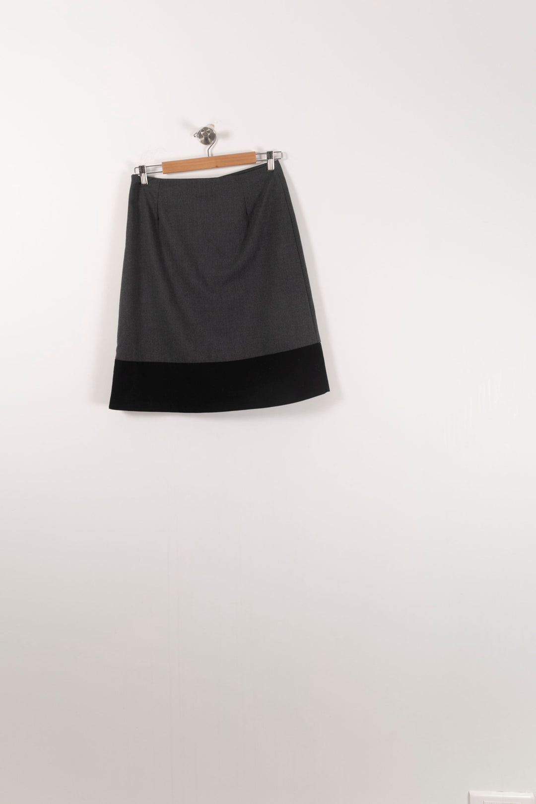 Jupe Midi Grise et Noire - Taille S/36 de la marque Caroll | PARAD43967 - Vendu par Paradigme - Image 4