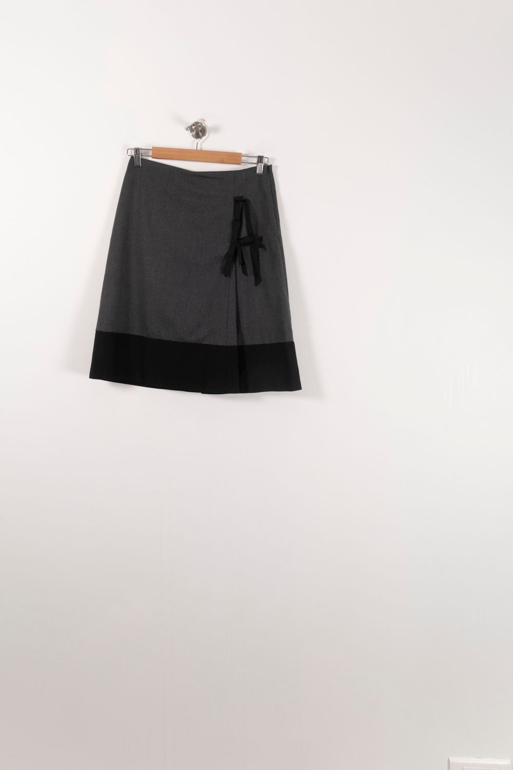 Jupe Midi Grise et Noire - Taille S/36 de la marque Caroll | PARAD43967 - Vendu par Paradigme - Image 2