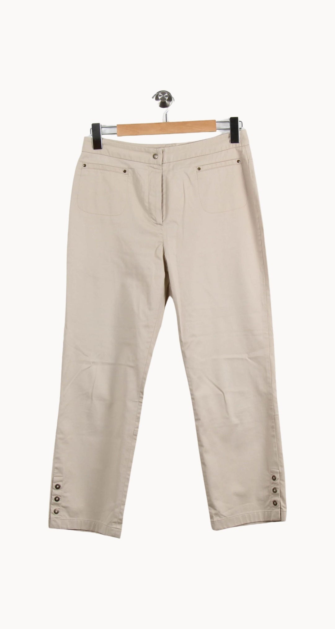 Pantalon Beige - Taille L/40 de la marque Gerard Darel | PARAD43975 - Vendu par Paradigme - Image 2